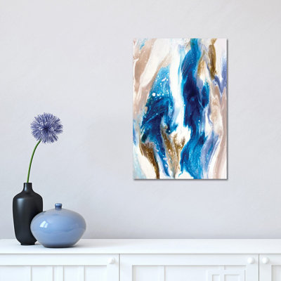 Sapphire Wave - Print on Canvas