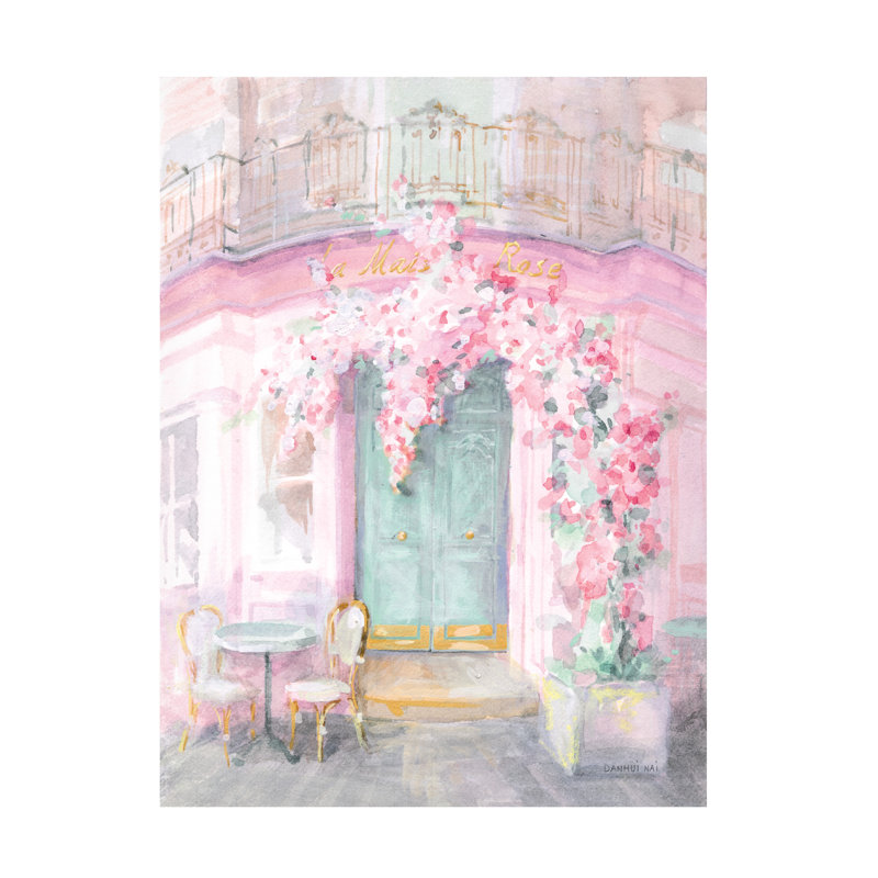 Art sur toile Danhui Nai «Pastel Paris IV», H 19 po x l 14 po x P 2 po