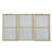 S/3 41.3X1x23.6" Rectangular Canvas Map Wall Art, Multicolored