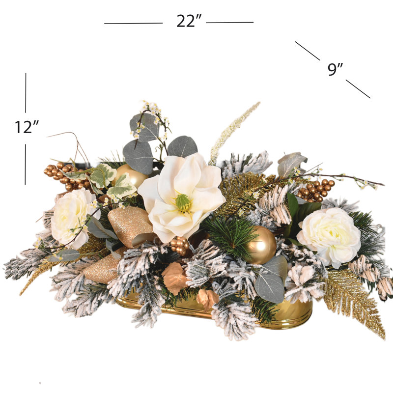 Magnolia Arrangement in Planter