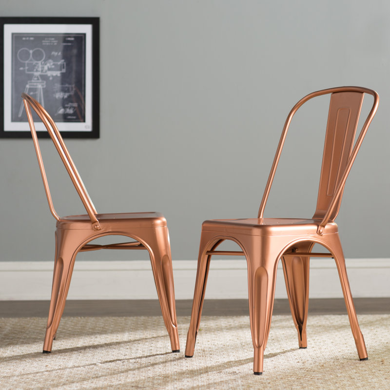 Chaise d'appoint Jonina, Cuivre