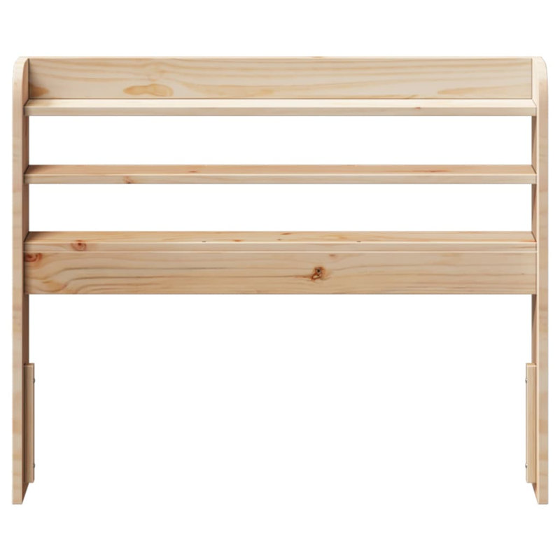Solid Wood Headboard, 100 x 200 cm, Natural