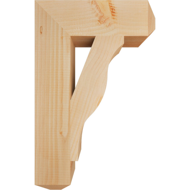 Support pour artisan Funston, Sapin de Douglas, Lisse, H 22 po x l 3,5 po x P 14 po