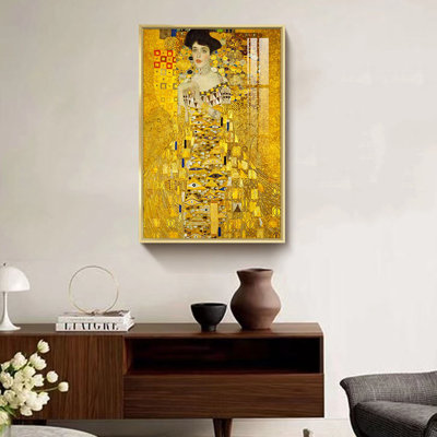 " Portrait Of Adele Bloch Bauer " by Gustav Klimt Painting Print