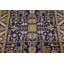 Tapis bleu All-Over Oushak 8 x 10