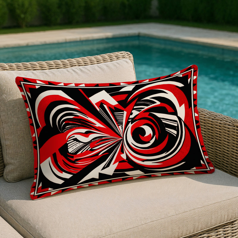 Ecliptic Vortex Indoor And Outdoor Pillow, Rectangle 20"H x 14"W