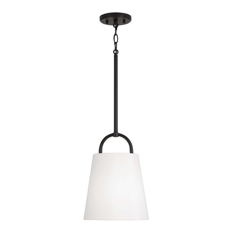 Kipling Elo 1 - Light Cone Pendant, 13.75" H x 10" W x 10" D, Black