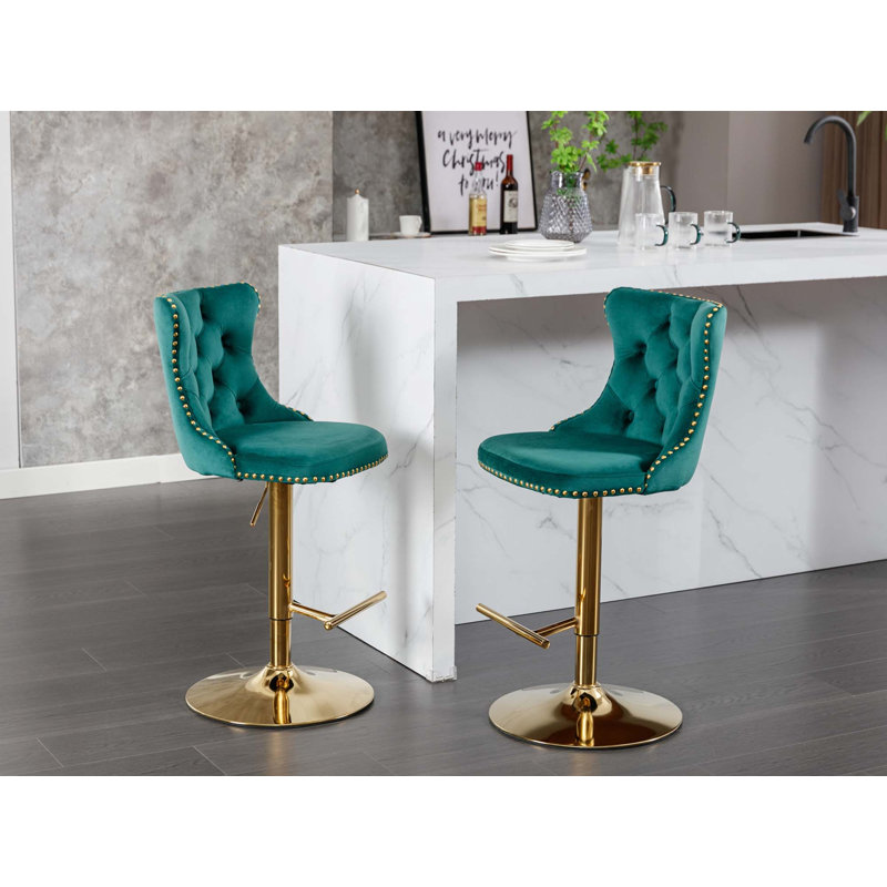 Tabouret pivotant à hauteur réglable Karym, WRES8970, WRES8970