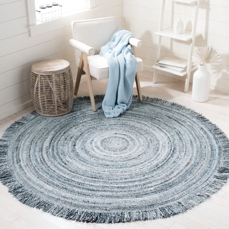 Braided Hand Woven Performance Rug, Round 6'