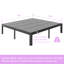 Planche de 0,3 po, panneaux de support de lit pliables, support de matelas à profil bas avec housse-1514815577
