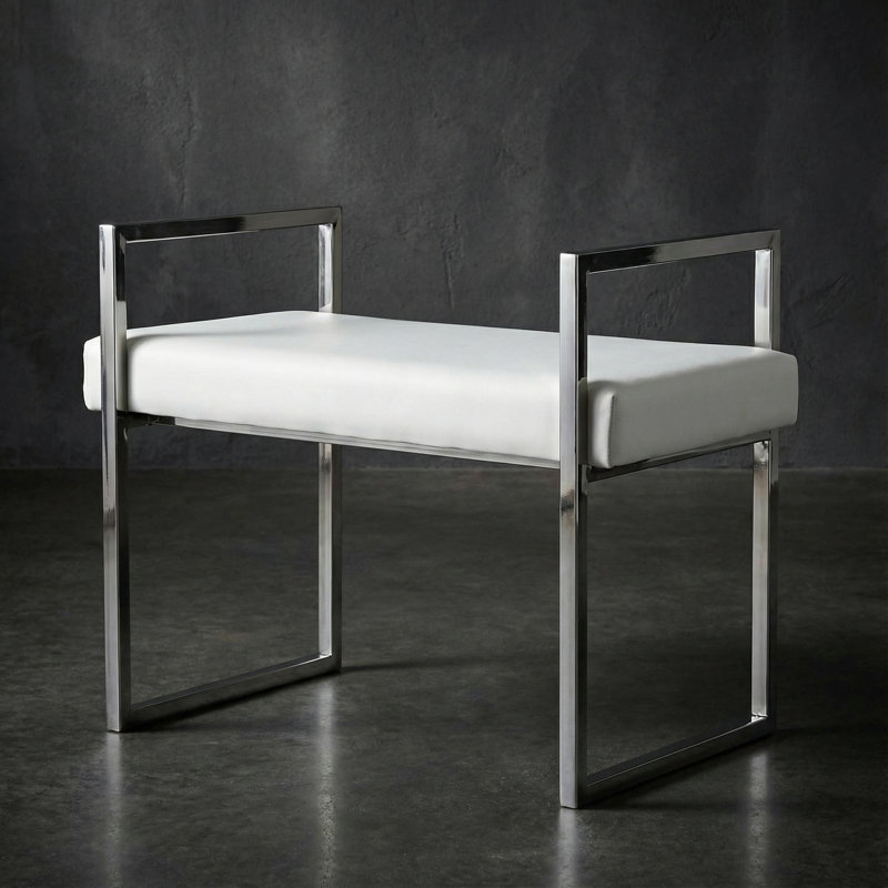Banc en faux cuir Langston