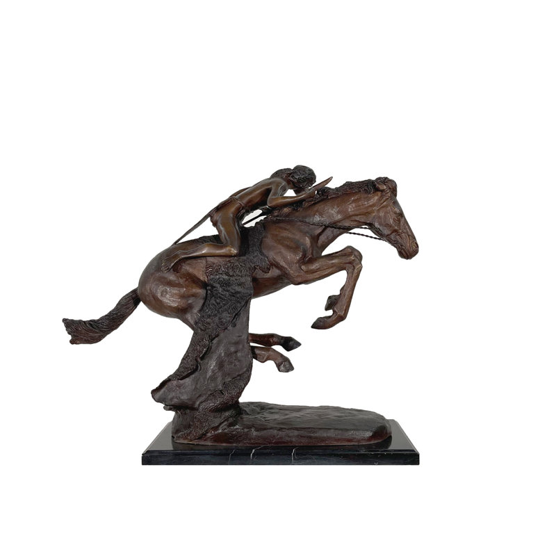 Horse Bronze Garden Statue