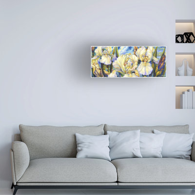 Toile tendue - Jody Bergsma «Summer», art mural pour salon, chambre à coucher ou bureau - 10 x 24