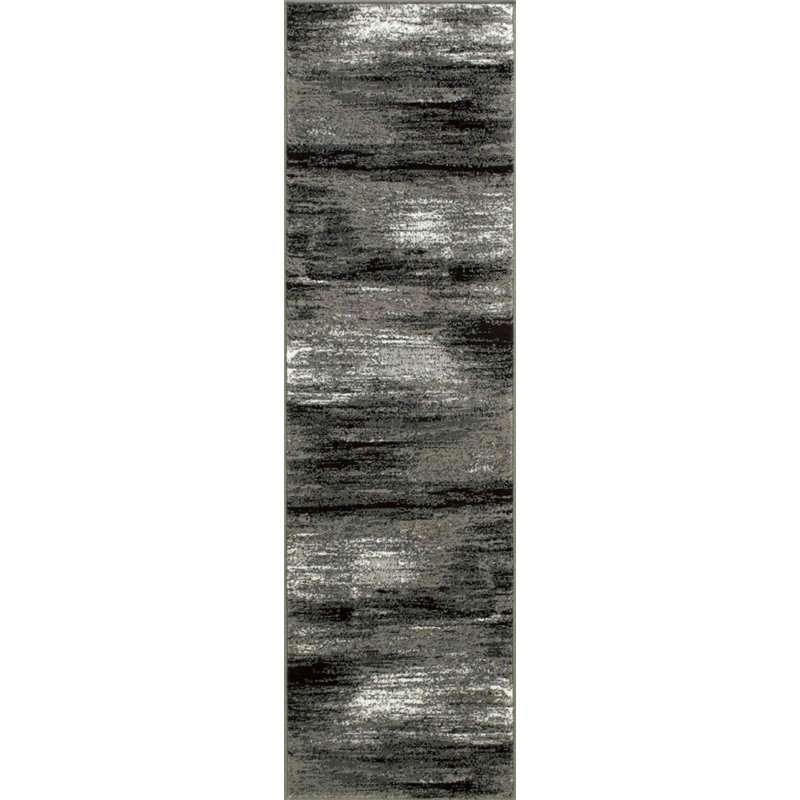 Abstract Indoor Rug, Runner 2' x 7'