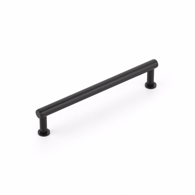 Pub House 6" Center to Center Bar/Handle Pull, Matte Black, 6"