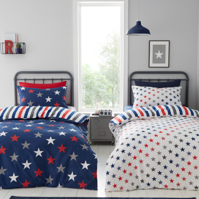 So Soft Stripes and Stars Duvet Cover Set Two Pack