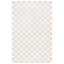 Tapis à carreaux en laine / coton touffeté à la main de couleur beige / ivoire MSR4760 Martha Stewart-90584594