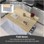 Chariot de cuisine 52,7 po en bois massif