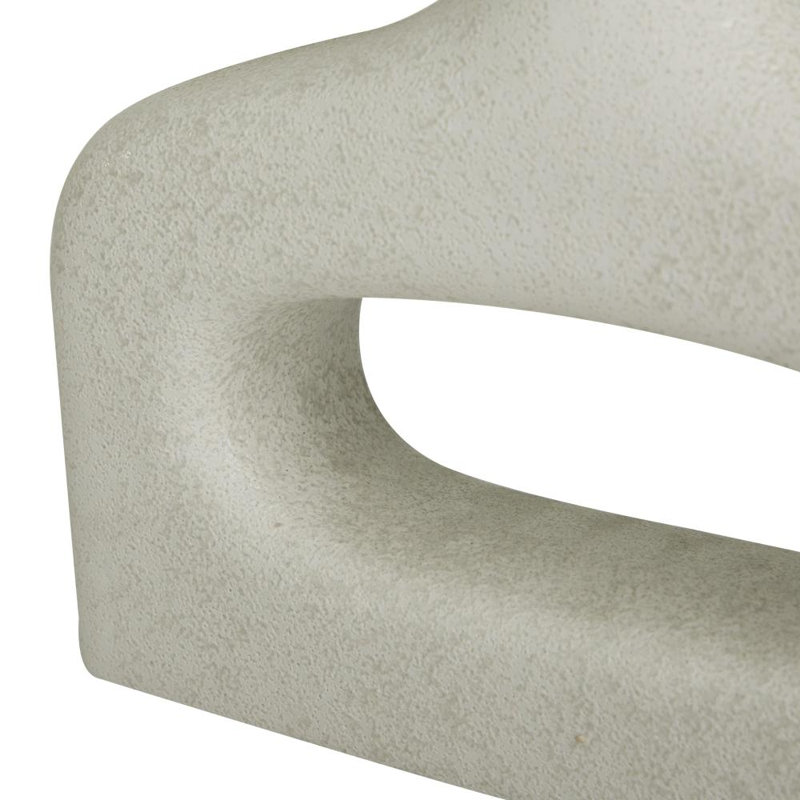 2 Piece Stoneware Table Vase Set, White