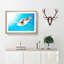 Green Turtle - Picture Frame Graphic Art Print-56713454-56713456