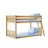Aileana 42.5" W Solid Wood Twin Over Twin Bunk Bed with Built-In Ladder-1690600913