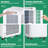 8000 BTU Portable Air Cooler with Built-in Dehumidifier and Remote Control