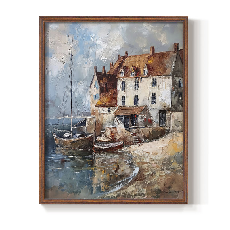 "NAUTICAL Series DLxxi", H 11 po x l 9 po, Noyer
