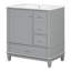 Meuble-lavabo autoportant de 30 po avec lavabo en céramique-2041583578