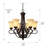 Rosalinda 6 - Light Dimmable Empire Chandelier