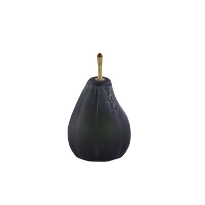 Sculpture en verre poire, petite