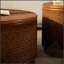 Table basse ronde en rotin avec rangement amovible, garniture en corde de chanvre tissée à la main, style boho-chic, parfaite pour les salons confortables et les espaces compacts-1832485739