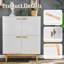 Armoire blanche avec 4 portes