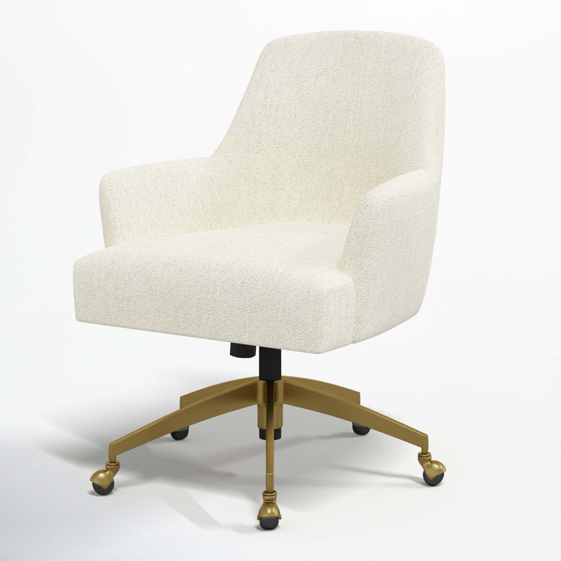 Chaise de travail Ambau, Milsap en toile tweed Sustain