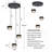 Jeaneen 3 - Light LED Cluster Pendant