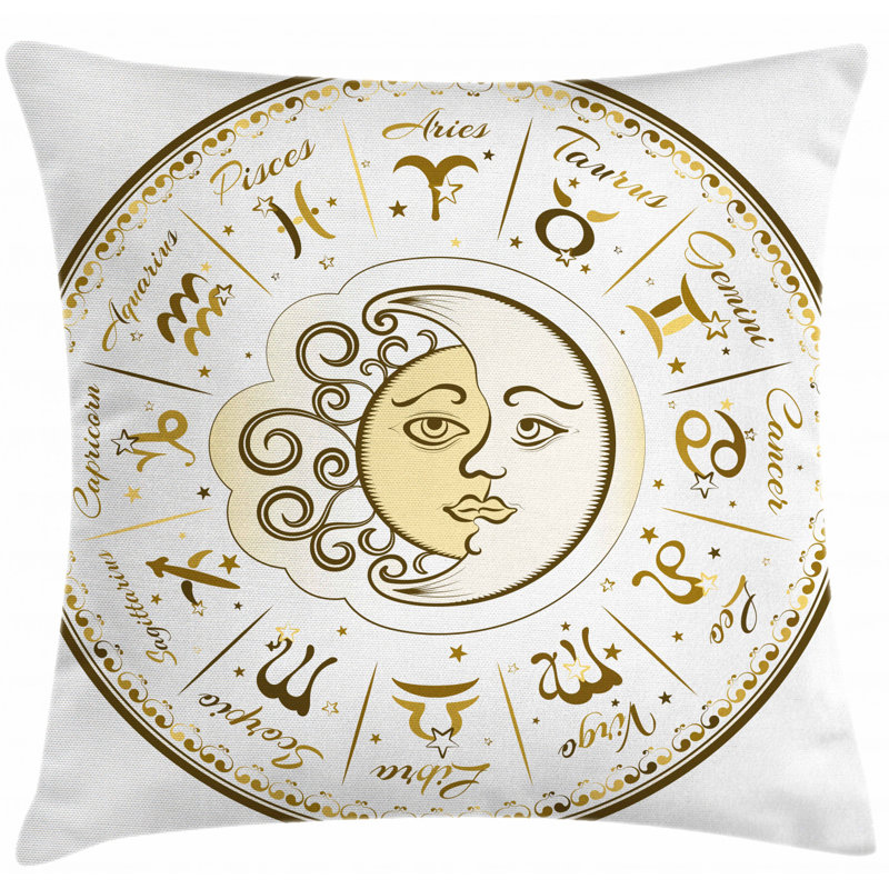 Housse de coussin décoratif intérieur/extérieur 40 po zodiac