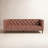  84'' Genuine Leather Chesterfield Sofa-378552840