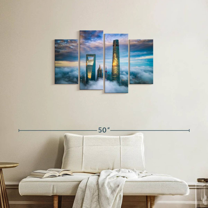 Lujiazui Skyscrapers, 22" H x 36" W