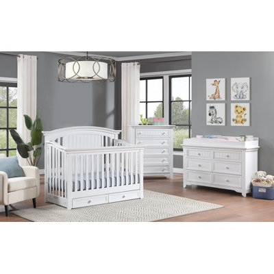 Winchester 4-in-1 Convertible Crib -  Suite Bebe, 4099-WH