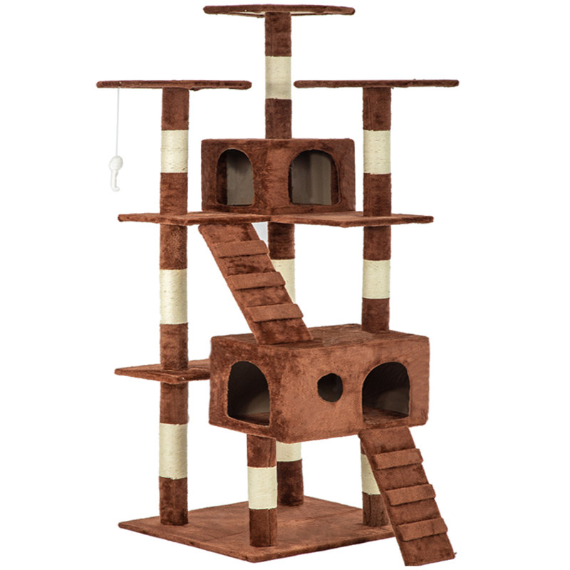 Arbre à chat Fryar 72 ", Brun