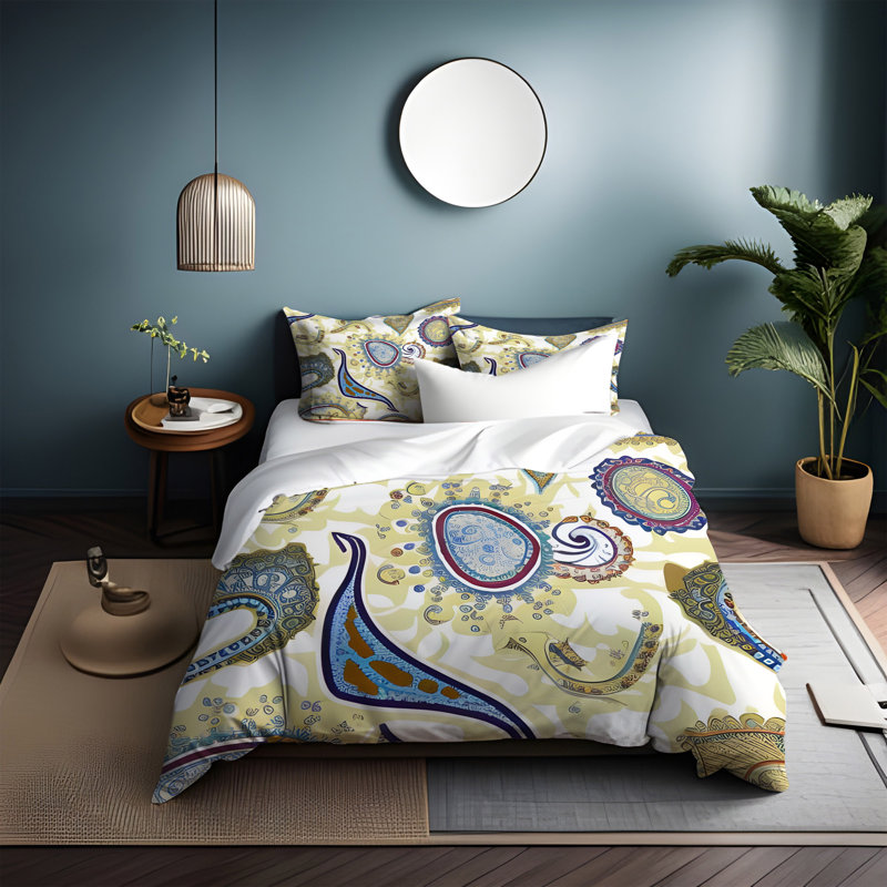 Polyester Duvet Cover, King Duvet Cover + 2 King Shams