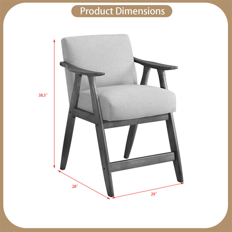 Fauteuil Gravitt, Bleu, Brun