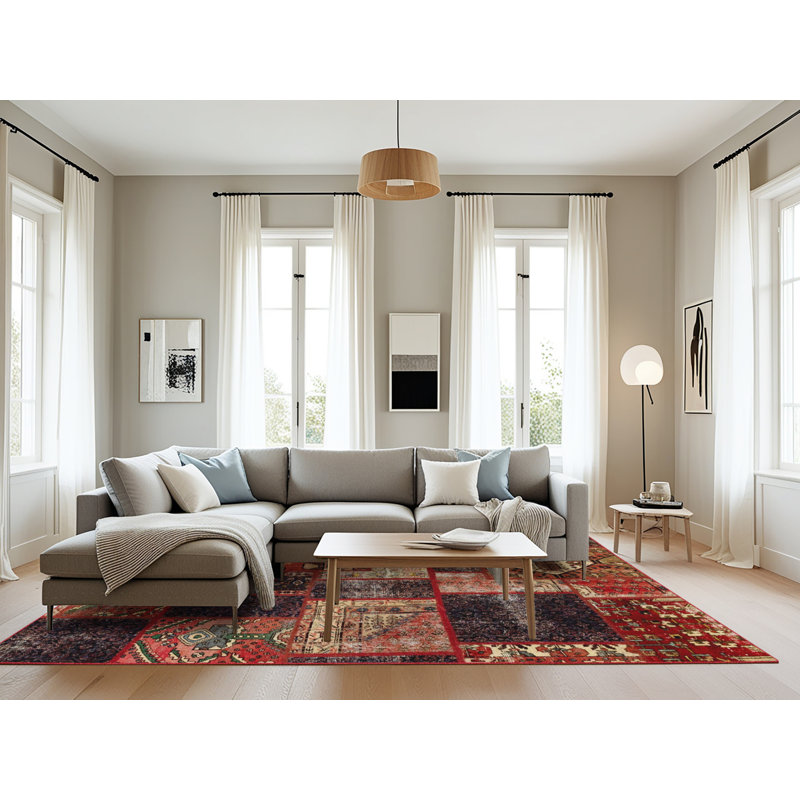 Abstract Indoor Rug, Rectangle 8' x 10'