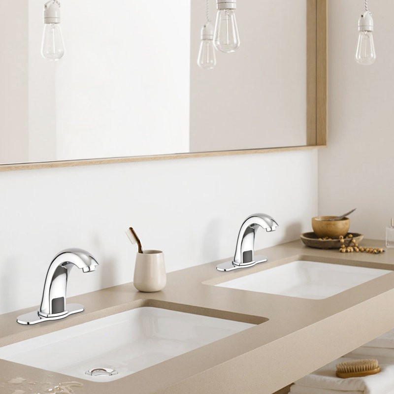 Single Hole Touchless Bathroom Vanity Faucet