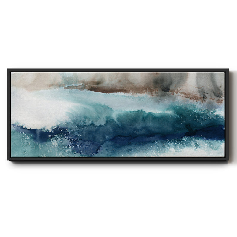 Shifting Seashore- Framed Canvas