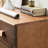 Modern Cherry Solid Wood Grain Accent Chest.