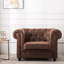 Bivens Leather Chesterfield Chair
