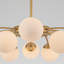 Luminaire suspendu sphérique doré-1305772026-1305772025