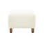 Repose-pieds confortable, blanc