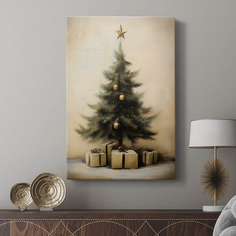 Art des Fêtes de Noël -Série 2-Cccxxxx-galerie Cavas personnalisée, H 27 po x l 18 po