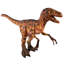 Statue de dinosaure de taille jurassique Deinonychus